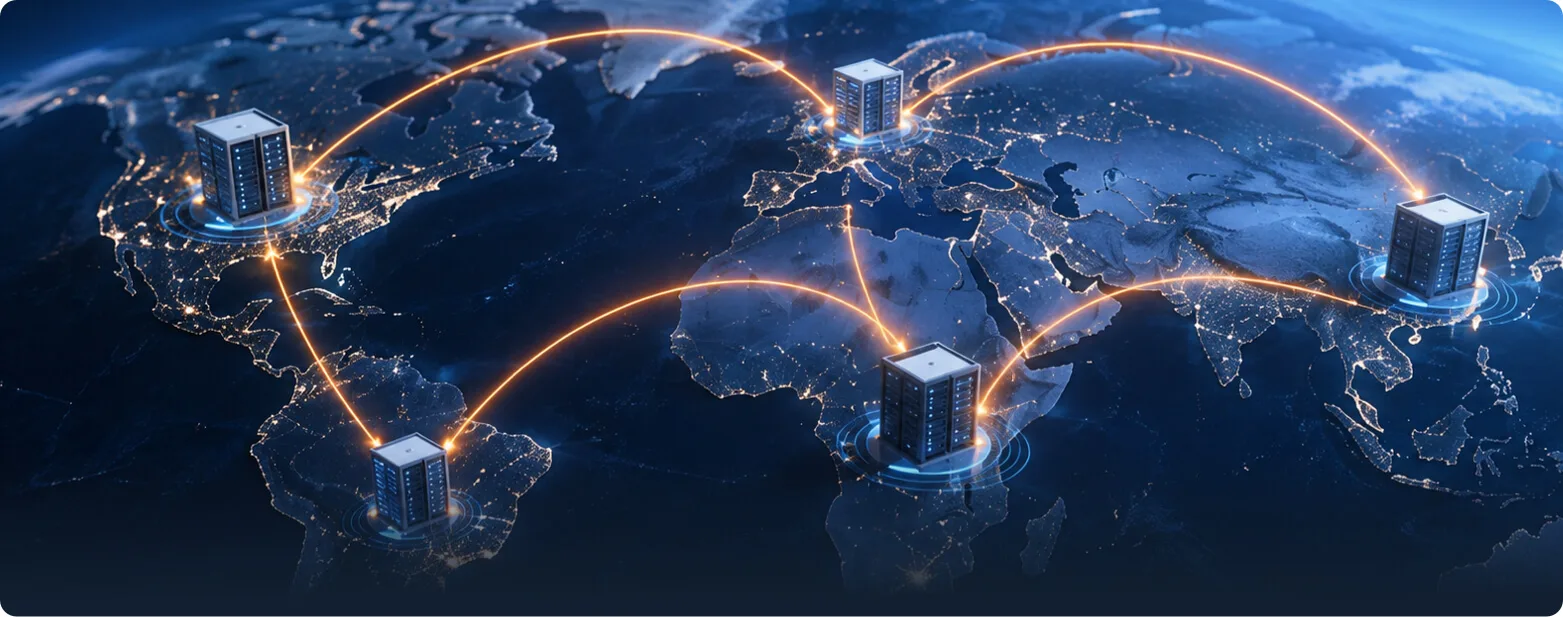 Cross-region multi-datacenter data synchronization