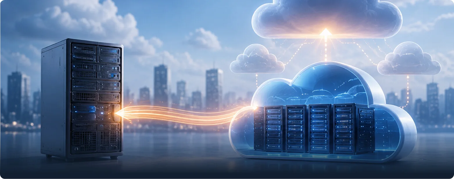 Migrate on-premise system to a private/public cloud